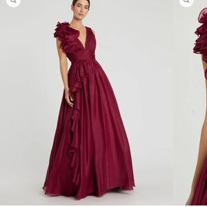 Mac Duggal chiffon dress